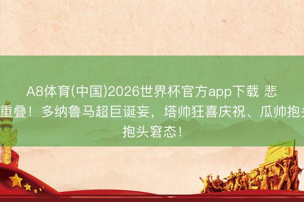 A8体育(中国)2026世界杯官方app下载 悲欢并不重叠！多纳鲁马超巨诞妄，<a href=