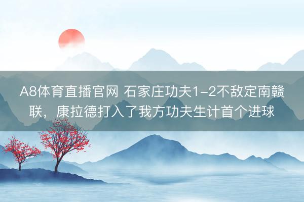 A8体育直播官网 石家庄功夫1-2不敌定南赣联，康拉德打入了我方功夫生计首个进球