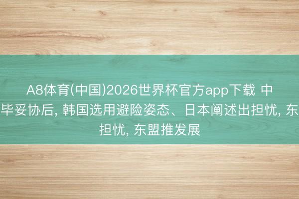 A8体育(中国)2026世界杯官方app下载 中好意思已毕妥协后， 韩国选用避险姿态、日本阐述出担忧， 东盟推发展