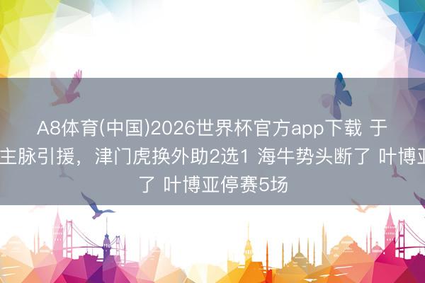 A8体育(中国)2026世界杯官方app下载 于根伟东谈主脉引援，津门虎换外助2选1 海牛势头断了 叶博亚停赛5场